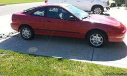 1996 red Acura Integra. $2,800 ~Currently has 169,xxx miles ~Brand new timing belt ~New battery & spark plugs ~New tires & fresh oil change ~Aftermarket CD player ~Interior in great shape, no rips, clean ~Automatic transmission ~ Black bra included but