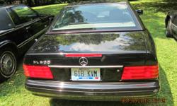 black mercedes low miles 67,000 black leather interior miror on drivers side is loose