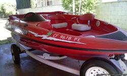 HERE'S IS A GREAT OPORTUNITY TO GET THIS GREAT BOAT FOR FUN THIS SUMMER,
99 Seadoo Sugar Sand, 15', 5 passenger, Tons of power!! 120hp Mercury jet drive motor low hours, new battery, new bimini top, tons of storage, cooler, stereo. Includes trailer new
