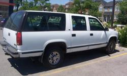 99 GMC Suburban C2500 Sport Utilty, 5.7 liter with automatic transmission, very cold AC, engine and transmission running excellent. clear title, clean interior, new breaks, battery, starter, tires in good condition, Emission Test certified. Extra