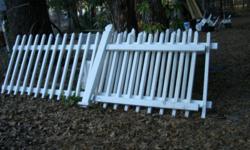 I have about 16 or more feet of PVC Decorative Picket Fence.
Please contact Michelle at: 813-737-2757 after 3PM.