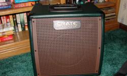 Crate Acoustic Amp&nbsp; Model CA15'&nbsp; as brand new used only an hour or so.&nbsp; Reverb of course, two inputs with separate gain controls,&nbsp;