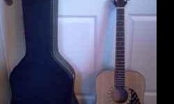 Ashland guitar with hard case, hardly used. text or call: seven six zero four five three six six seven zero