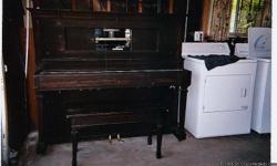 Aeolian Duo-Art upright player piano, S/N 84286. 1923-1927 mfg. date. Mechanics cleaned, tuned and restored in 2005 by Ferino's Music. Have 8 single player rolls, piano accepts dual player rolls as well. Estimated value over $25,000. Price is $13,950.00