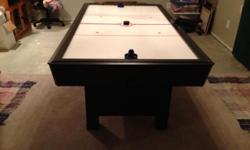 Full size air hockey table, in excellent condition.