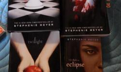 Alll 4 books in the series:&nbsp; Twlight, Breaking Dawn, Eclipse, New Moon.&nbsp; $15 for all.