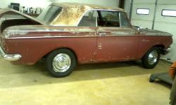 Classic AMC American Rambler, all original and yes it runs! Bought as a project car and have replaced wires, lights, put on new brakes, repaired gas tank, replaced trunnions, put on four new tires. Car runs needs O ring replaced in transmission, easy fix,