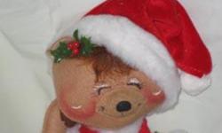Annalee Bear in Santa Suit
approximately 12" tall
1990
#8054, comes with hang tag
there is no Annalee box or bag
pre-owned in great condition from a personal collection
If you are interested and not in the immediate area, this adorable Annalee doll can be
