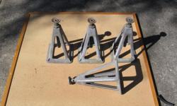 Reese Manufacturing (Elkhart, Indiana). Antique Jack Stands.