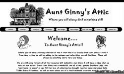 &nbsp;
&nbsp;Welcome....
To Aunt Ginny's Attic!!
Where you will find a lifelong collection of this & that! And it is actually from Aunt Ginny's "Attic"! From time to time we will be adding to the antiques and collectibles you will find here. There will