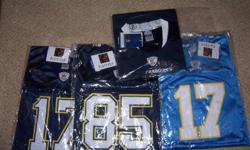 WE HAVE CLOSED OUR STORE DUE TO THE ECONOMY AND STILL HAVE INVENTORY WE NEED TO SELL. THESE ARE 100% STITCHED NFL JERSEYS. BRAND NEW, NEVER WORN. THE JERSEY WAS ONLY TAKEN OUT FOR THE PHOTO. WHAAT WE HAVE LEFT IN GATES JERSEYS ARE AS FOLLOWS----------DK