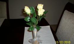 I accept orders for personalized floral arrangements and room displays. Miniature furniture made to fit a 3.5 inch plaque.