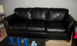 The Love seat and sofa are both in excellent condition, no tears, no scratches, no signs of wear at all. From a non smoking and non pet home. They are only adult used seeing as my daughter is still a new born. Never been slept on, or anything they are