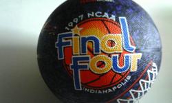 an original Rawlings 1997 indianapolis NCAA FINAL FOUR BASKET BALL commemorating both the first Indy fianl four, & the RCA DOME original cond