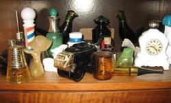 100 AVON BOTTLES-SOME WORTH $20 OR MORE. ASSORTED TYPES SUCH AS PEOPLE, CARS, GUNS AND ANIMALS. 561-688-3530