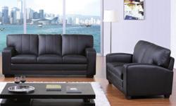 WAREHOUSE SALE! MUST BE SOLD! LOWERED PRICES!
LOCAL PICK UP OR DELIVERY
CALL 323 782 0805
B2192 Black Leather Sofa Set
Features:
B2192 Black Leather Sofa Set
Made from highest quality bonded leather
Can be ordered in top grain leather / leather match