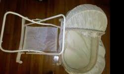 Baby Bassinet only been used for 6 months , in very good condition also comes with matress and 2 sheets, the tub is brand new, please serious inquiries only Great Items!