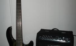 5 String Dean bass with FX Line 6 Amp. LN Played twice. Cash only, you pick up.