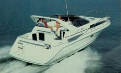 1991 BAYLINER AVANTI - 3555: TWIN MERC I/O'S(FRESH WATER COOLED), LOW HOURS,LOOKS AND RUNS GREAT. REPLACED ALMOST EVERYTHING OVER ITS LIFE. ALSO HAVE A 38' SLIP OR SALE OR RENT AT BOWLEYS QUARTERS MARINA.