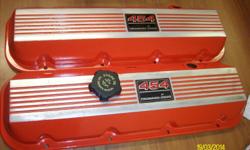 Big block Chevy valve covers...orange finned with 454 emblems. Can be seen at 1074 Lynn Garden Drive Kingsport, TN 37665 or call Jimmy at () -.