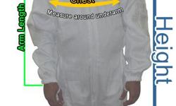 Beekeeping, Bee, Beekeeper, Pest Control suits with veil and for a limited time we are offering free pair of bee keeping gloves made of c ow hide leather with long cotton cuff. We are specialized in custom designs & private labeling. We have sizes from