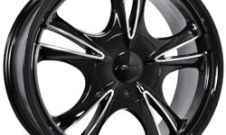 17x7.5 Forte Dark Five 5x112 5x120 +35mm Black Mirror Wheels Rims LIGHT AND STRONG WITH AN UNIQUE DESIGN&nbsp; 17" LIKE NEW AND NEGOTIABLE