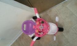 Girls mini-mouse musical tricycle. Excellent condition.