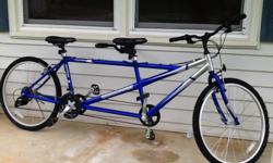 Blue tandem excellent condition -purchased new for $500