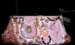 Bijoux Terner-Pink Satin Sequin Evening Hand Bag - small, still has tags, like new, excellent condition w/silver chain, great for a night out on the town.
PayPal or Google Checkout accepted. I have a 100% seller rating on Ebay (under the account name of