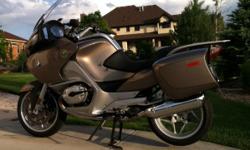 Beautiful 2008 BMW R 1200RT. Only 4472 miles. Color - sand beige. This bike is still under full warranty until Nov 2011. This is my wife's bike and she would rather quilt. Complete auto com system for GPS, Ipod and bike to bike intercom installed. Heated