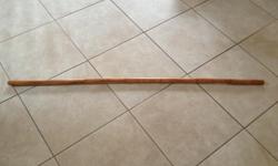 This is a bo staff purchased through ATA, Karate America. &nbsp;It got very little used, solid wood. It is 5FT tall.
Made in Taiwan&nbsp;