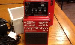 Brand new in box boss RC-3 loop station guitar pedal. 276-971-zero five two nine