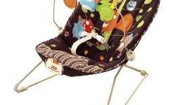 Fisher Price Soothe N Play Bouncer - Woodland Animals.