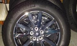 18" CHROME WHEELS RIMS & TIRES OFF A 2013 FORD EDGE
245/60/18 MICHELIN LATITUDE TIRES WITH LESS THEN 1000 MILES ON THEM
SET COMES WITH CAPS AND TPMS SENSORS
EXACT WHEELS WITH LESS TREAD ARE ON EBAY FOR $1685 + SHIPPING
WILL DELIVER IF LOCAL IN MARY ESTHER