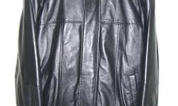Photo attached. Brand new Boston Outfitters Black Leather Jacket. Never worn. Medium size. Paid $650...asking $400