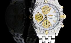 See Item at ONCE UPON A DIAMOND @ 6112 Line Avenue in Shreveport, LA 71106 across from Superior Grill or call to inquire at ...&nbsp; LOTS MORE TO SEE
&nbsp;
Breitling Chronomat Two Tone Stainless Men's Watch B130501 Automatic
Material info: Stainless