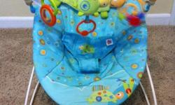 Baerly used and less than a year old bouncy. Great condition!!