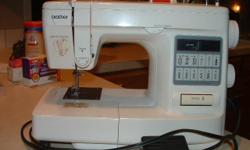 A very nice Brother sewing machine that does several different stitches and is in great working order.&nbsp;