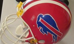 My husband acquired this Buffalo Bills football helmet many years ago while employed at a company that had&nbsp;season&nbsp;tickets.&nbsp; They are currently selling on "E-Bay" for $200.
Please contact if interested.