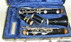 Resin Clarinet by BUFFET
Model B12
Good condition
Repadded and ready to play.