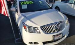 3.5L V6 beautiful Buick LaCrosse CXS white painting exterior with black leather interior low miles very clean must see call felix at 714 206 1873 gotta go gotta sell give me a call. 3K miles