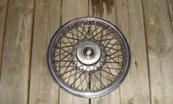 &nbsp;
UP FOR YOUR SALE IS&nbsp;(1) ONE&nbsp;USED&nbsp;BUICK&nbsp; WIRE WHEEL COVER FROM THE 1980'S. I BELIEVE IT WILL FIT ALL GM MIDSIZE VEHICLES FROM THE LATE 70'S TO THE LATE 1980'S WITH 14" STEEL WHEELS. NO LOCKS ARE INCLUDED. OVERALL CONDITION IS