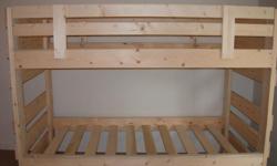 Custom Made By a Local Craftsman.
We make bunk beds that last a lifetime, the way your furniture should be made.
A LIFETIME WARRANTY is given on the frame of every bed we make.
The beds are very safe and durable, not the least bit flimsy or shakey.
Feel