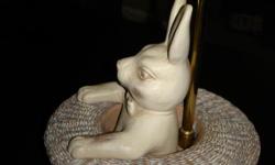 Cute bunny lamp (no shade).&nbsp; $50.00
CASH ONLY
If interested, call (940) 691-1172