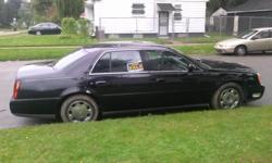 I HAVE A CADDILLAC DEVILLE 2000 FOR SALE OR TRADE OBO...BLACK LEATHER INTERIOR 4 DR. VERY NICE GOOD CONDITION, RUNS GREAT, FULLY LOADED ASKING $2500 OR TRADE OBO...IF UR INTERESTED IN IT PLEASE CALL ME ASAP...THANKS