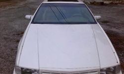 1999 white Cadillac Eldorado in excellent condition. Leather heated seats, sunroof, electric windows and much more.Very well taken care of.Call Brenda@--