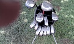 Just acquired a complete set of golf clubs including numbers 3 and 4 Hybrid driving irons, 5 thru 9, sw,pw, woods, putter and bag. All items are in excellent condition and less than 2 years old.&nbsp; I am John, retired and living in the Foxborough