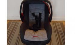 Up for sale rear facing car seat (Safety first) with base, excellent condition....reason for selling baby above the age limit....comes from clean home, no pets, no smoking....interested plz email or call 6473428774