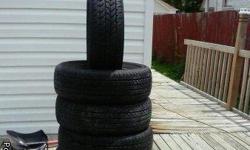 Five new tires for sale. Tire size 215/60/16