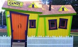 Cartoon Creations is now taking summer orders, one of a kind play houses starting at $5200.00. There are several different styles to choose from. Your play house is crafted by the hands of a Master Craftsman, who puts years of knowledge and skill in to